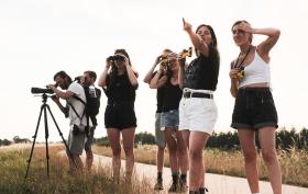 Watching birds in the Netherlands